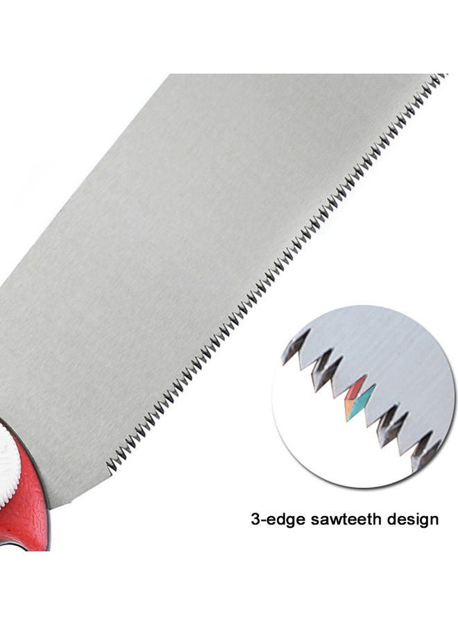 NIBEMINENT Double-Sided Hand Saw Silver/Red  - Image 2