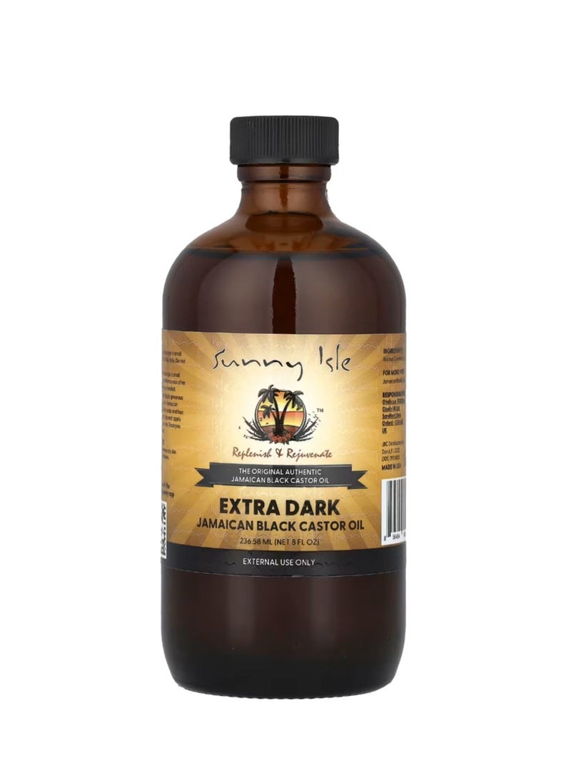صاني آيل زيت الخروع الأسود الجامايكي داكن جدًا 8 أونصة سائلة (236.58 مل) - Image 1