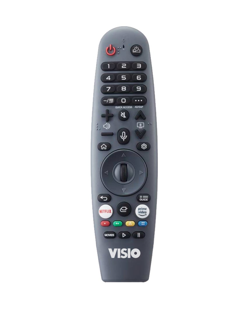 Visio - VISIO 75-Inch Frameless 4K Powered by WebOS TV with Built-in Satellite Receiver -  Magic Remote - Image 1