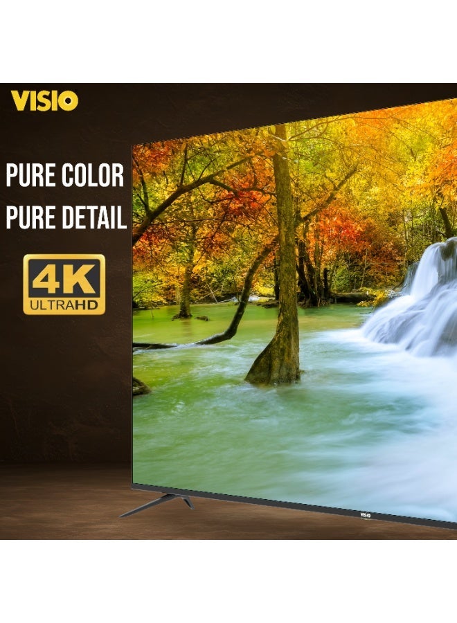 VISIO 75 Inch 4K UHD Smart TV, Powered by WebOS, Magic Remote with Voice Control, Free Wall Bracket - Black [75VSSU3webOS] - Image 2