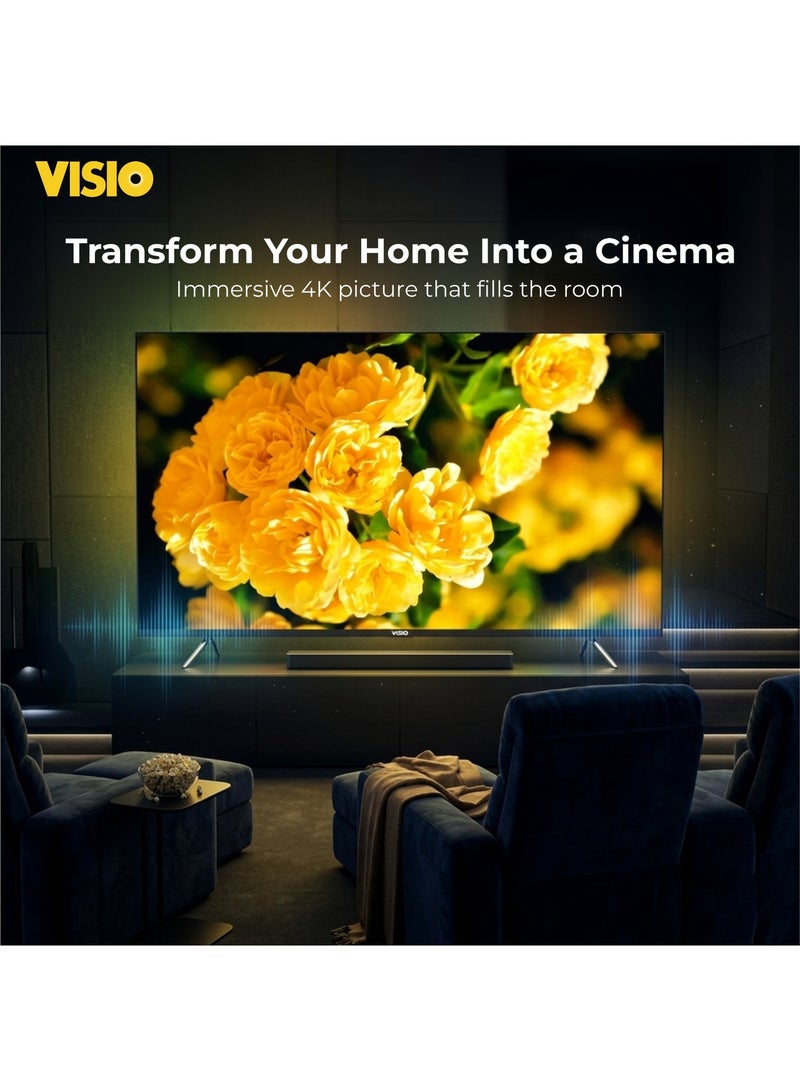 VISIO 75 Inch 4K UHD Smart TV, Powered by WebOS, Magic Remote with Voice Control, Free Wall Bracket - Black [75VSSU3webOS] - Image 4