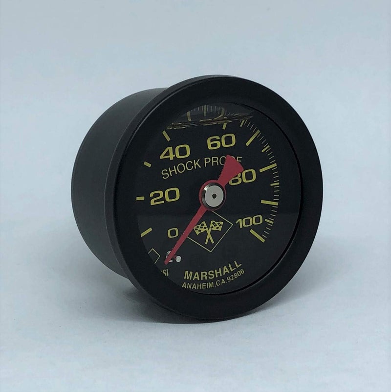 Marshall MNB00100 Fuel Pressure Gauge, 0-100 PSI, Black - Image 1