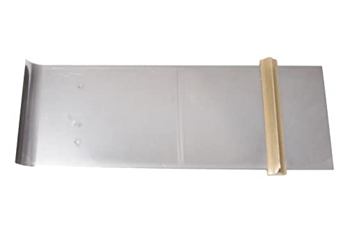 Marshalltown Stainless Steel Hand Edger with Adjustable Groover, Concrete, Curved, 14 Inch by 5 Inch, 1/2 Inch Edger Radius, 1/2 Inch Bit Depth, DuraSoft Handle, Made in The USA, 3489D - Image 3