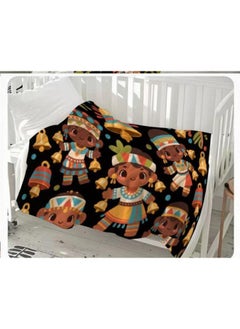General Baby and children's cartoon flannel thin blanket (warm and comfortable, suitable for sleep, game use) 70cm*100cm - 689  - Image 1