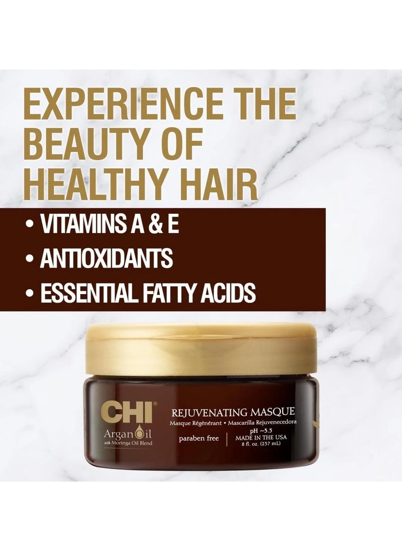 CHI ARGAN OIL WITH MORINGA OIL BLEND RREJUVENATING MASQUE 237 ML  - Image 2