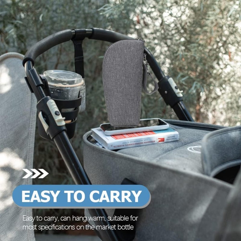 Kisangel Handy Bottle Bag Milk Bottle Storage Bottle Thermal Pouch Bottle Bag Infant Bottle Pouch Milk Bottle Bag Bottle Oxford Cloth Storage Bag Travel - Image 4