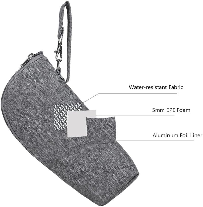 Kisangel Handy Bottle Bag Milk Bottle Storage Bottle Thermal Pouch Bottle Bag Infant Bottle Pouch Milk Bottle Bag Bottle Oxford Cloth Storage Bag Travel - Image 5