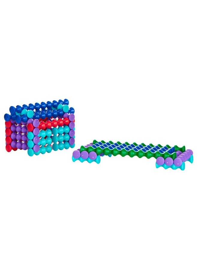 Popular Playthings Playstix Flexible Set Construction Toy Building Blocks 68 Piece Kit  - Image 5