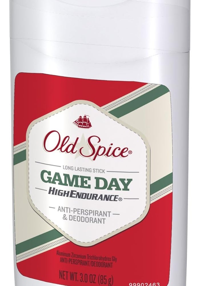 Old Spice High Endurance Antiperspirant and Deodorant for Men, Game Day Scent, Long Lasting Stick, 3 Oz (Pack of 6) - Image 2