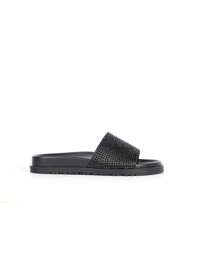 Cuple Womens embelished slide Sandals