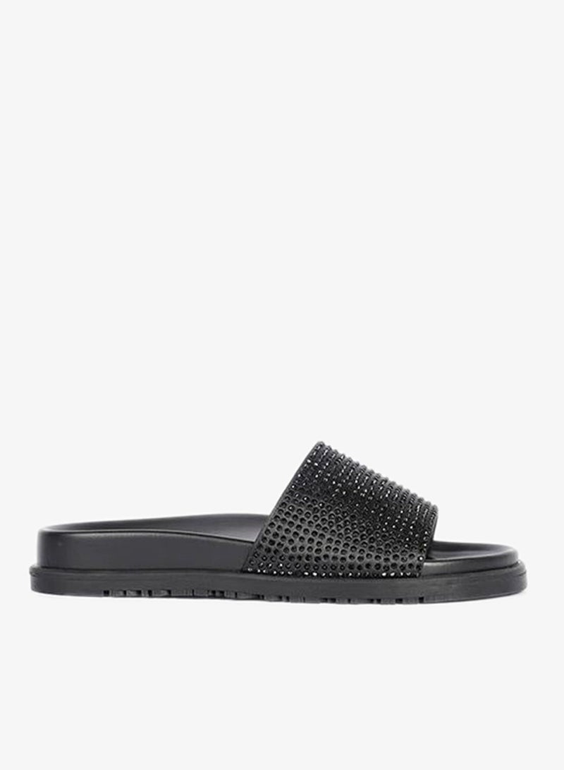 Cuple Womens embelished slide Sandals - Image 1