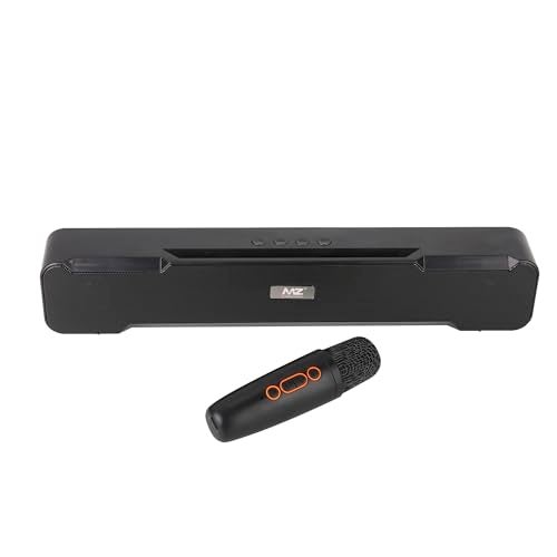 MZ M51 (Portable Home T.V. SOUNDBAR) Dynamic Sound with High Bass & Wireless MIC, 10W Power with 2400mAh Battery - Image 3
