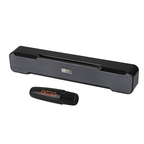 MZ M51 (Portable Home T.V. SOUNDBAR) Dynamic Sound with High Bass & Wireless MIC, 10W Power with 2400mAh Battery - Image 1