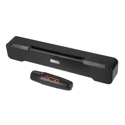 MZ M51 (Portable Home T.V. SOUNDBAR) Dynamic Sound with High Bass & Wireless MIC, 10W Power with 2400mAh Battery - Image 5