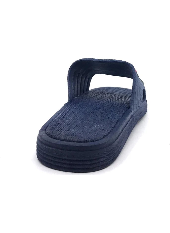 Gezer 12466 Navy Blue Non-Slip Beach Pool Bathroom Men's Daily Slippers