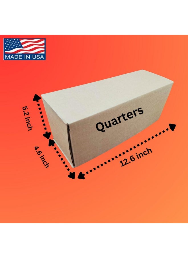 Our Daily Life - 1000 Pcs Flat Quarters Coin Wrappers Rolls - Made In Usa - Bundle Of 1000 Quarter Coin Sleeves - Aba-Standard Colored Durable Made Of Kraft Paper - Image 1