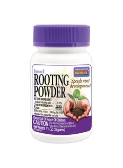 Bonide Bonide Bontone II Rooting Powder, 1.25 oz Ready-to-Use Dust for Houseplants and Transplants Speeds Root Development  - Image 1