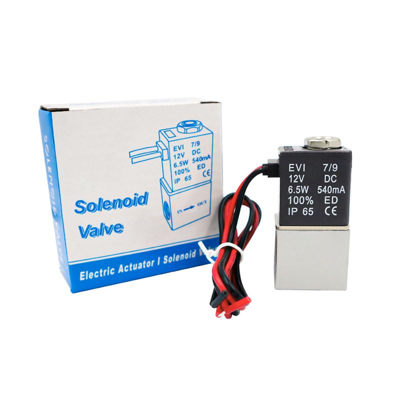 12V 24V 110V 220V Solenoid Valve 1/4" 1/8" 2 Way Normally Closed Direct-Acting Pneumatic Valves for Water Air Gas Hot(1/8",220V) - Image 2