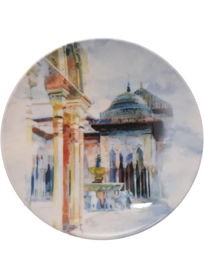 Zinnia Rosa By Zinnia  Islamic 1 Coup Dessert Plate 21Cm - Image 1