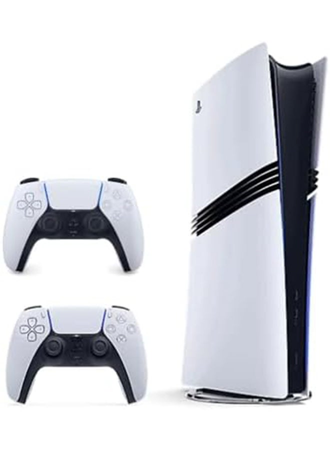 Sony Playstation 5 Pro - PS5 Pro - Digital Edition Console With Dualsense Wireless Controller Double Pack New 2024 Model International Version
