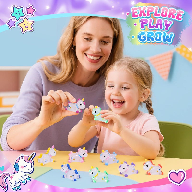 Qivatex Unicorn Bath Bombs For Kids Girls With Toys Surprise Inside  Girls Valentines Day Gifts  Birthday Gifts Ideas Easter Gifts For Girl Easter Basket Stuffers Egg Fillers - Image 4