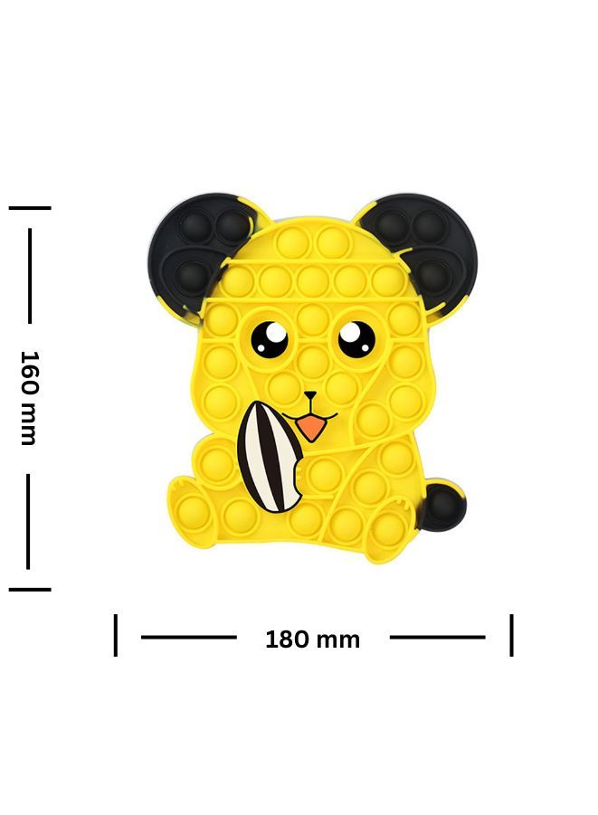 Push Pop Bubble Fidget Toy Silicone Animal Sensory Squeeze Toy Stress Relief Anti-Anxiety ADHD Autism Special Fidget Popper Gift for Kids and Adults Mouse B  - Image 3