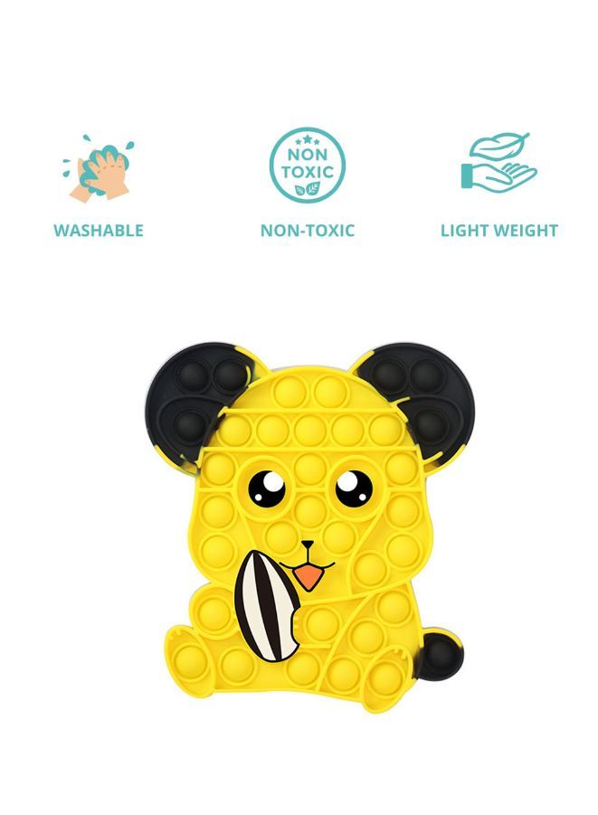 Push Pop Bubble Fidget Toy Silicone Animal Sensory Squeeze Toy Stress Relief Anti-Anxiety ADHD Autism Special Fidget Popper Gift for Kids and Adults Mouse B  - Image 2