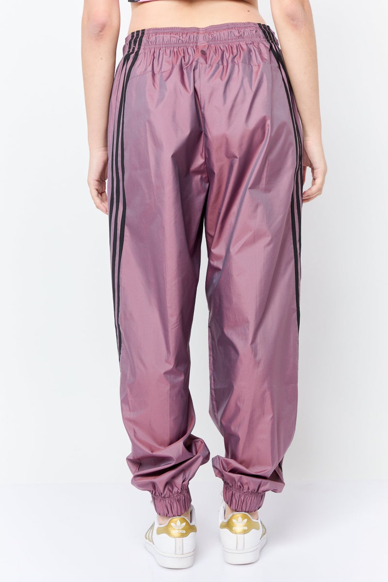Adidas Women Regular Fit Training Track Pants, Dark Purple - Image 4