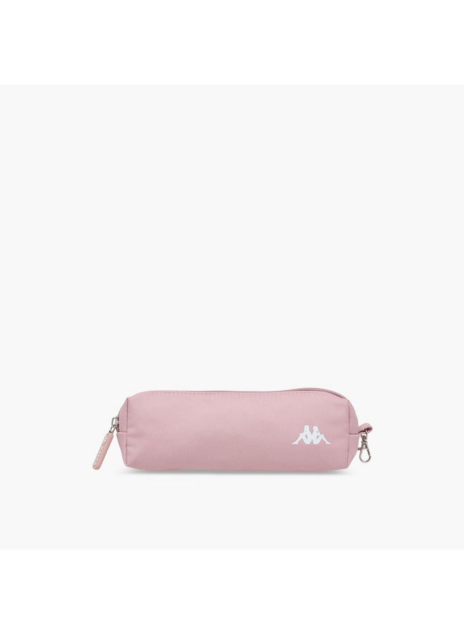 Girls Logo Print School Backpack and Pencil Pouch set