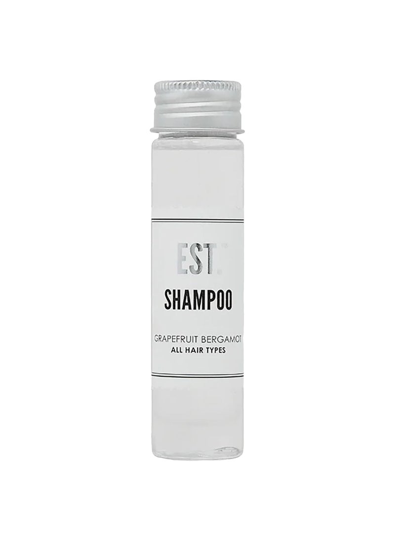 world amenities EST Shampoo with GrapefruitBergamot fragrance BiodegradableRecyclable Bottle with Screw Top 141oz  40ml Pack of 48 