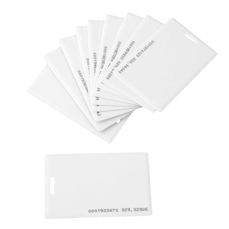 KANABEE Set of 100 RFID Cards for Time Attendance Or Access Control System Having RFID - Image 1