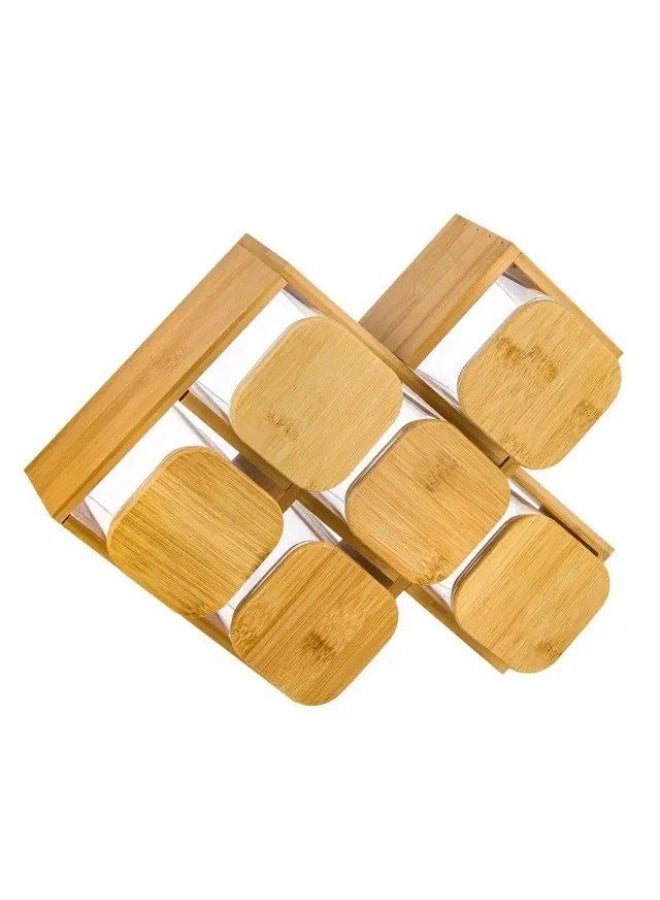 Spice set with stand.. 6-piece glass, 150 ml capacity  - Image 5
