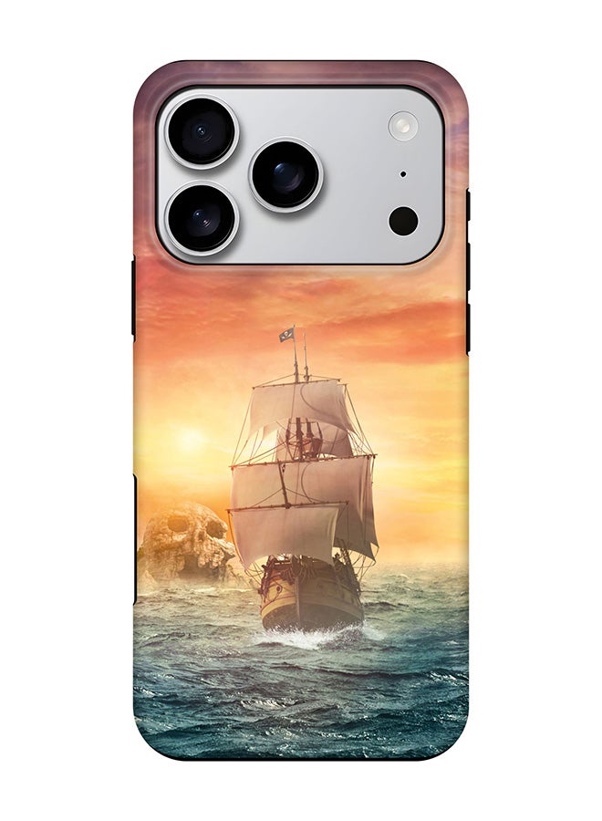 Tough Pro Magnetic Case for iPhone 17 Pro, Dual Layer hybrid PC + TPU Mobile Cover Matte - Skull Island