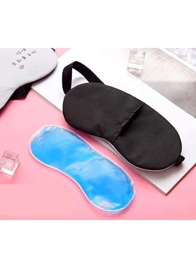 Cotton Sleep Eye Mask with Cooling Gel Pad – Comfortable Cartoon Design - Image 4