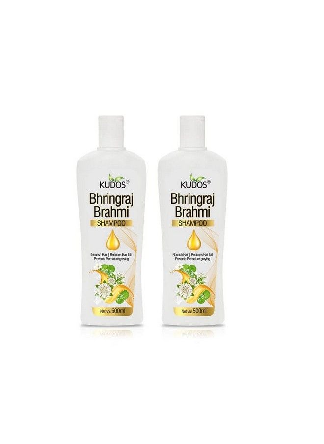 Kudos Bhringraj Brahmi Shampoo (Pack Of 2)  - Image 2