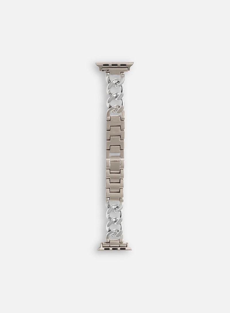 Haute Sauce Solid Casual Chain Strap Stainless Steel Apple Watch Strap | 42mm/44mm/45mm - Image 4