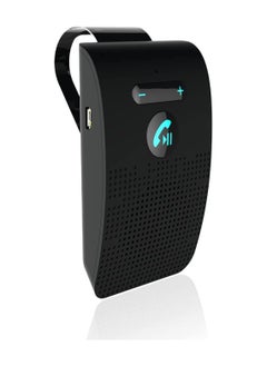 Y&D Car Bluetooth Handsfree Speakerphone Voice Guidance 5.0 Receiver with Back Clip Auto Power On Off Black  - Image 1