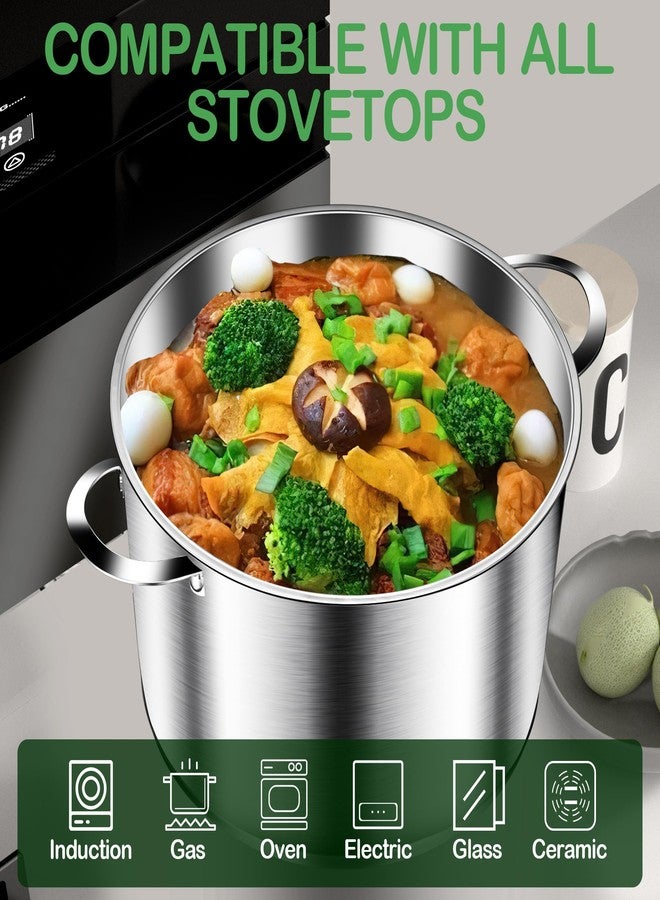STOCKPOT Stainless Steel Stockpot, Cooking Pot, Stew Pot Pozole Pot - 8 Quart - Image 4