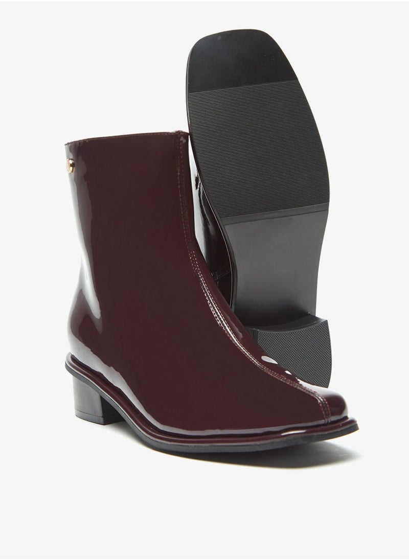 Flora Bella By Shoexpress - Womens Solid High Shaft Boots With Zip Closure By Shoexpress - Image 1