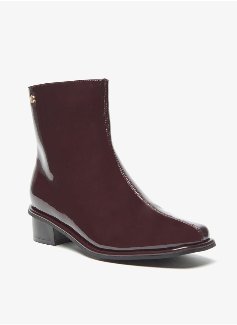 Flora Bella By Shoexpress - Womens Solid High Shaft Boots With Zip Closure By Shoexpress - Image 1
