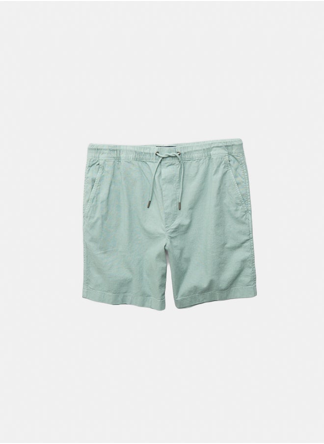 American Eagle AE Flex 8" Lived-In Linen-Blend Trekker Short  - Image 1