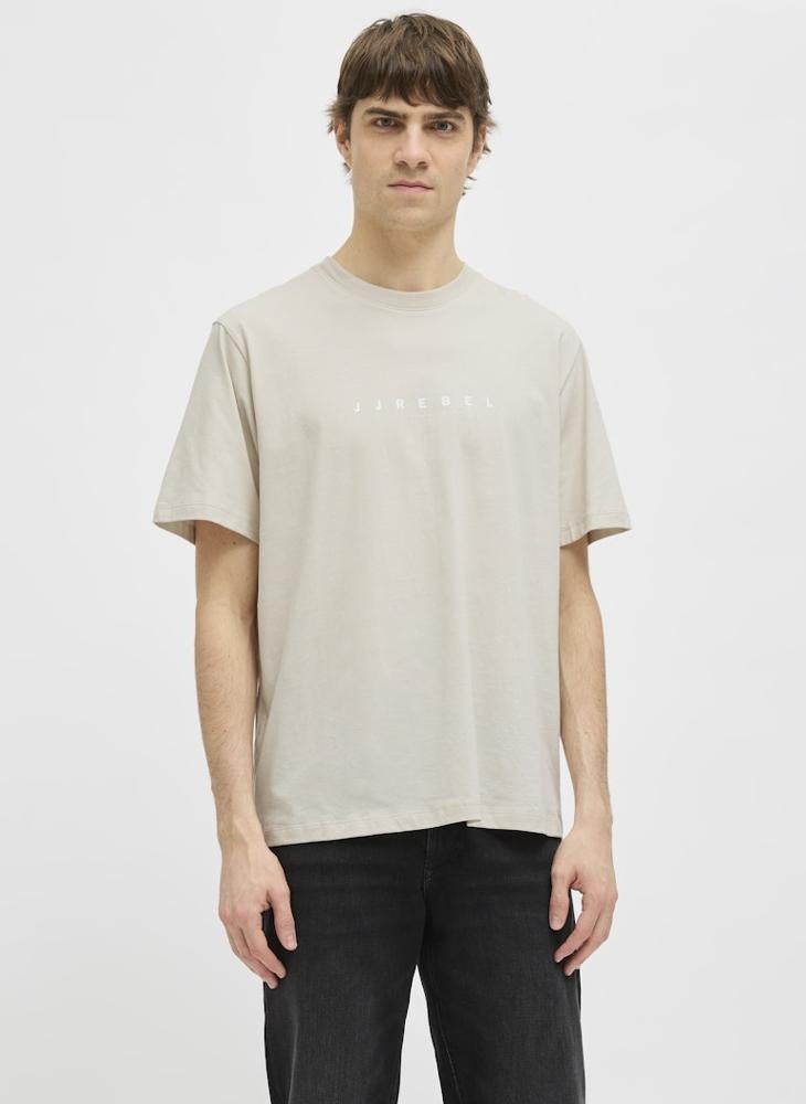 JJ Rebel Jrebrocky Logo Crew Neck T-Shirt  - Image 1