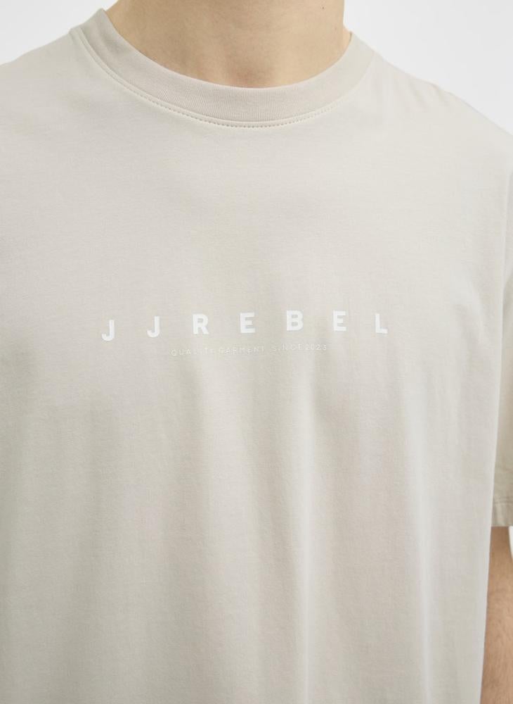 JJ Rebel Jrebrocky Logo Crew Neck T-Shirt  - Image 3