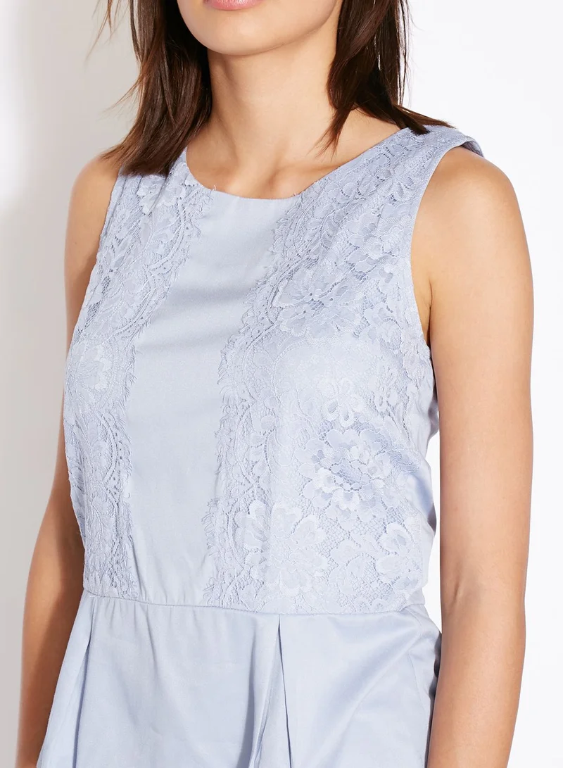 Vila Lace Peplum Top