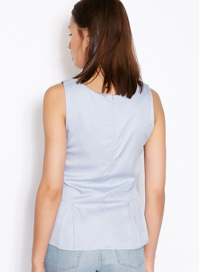 Vila Lace Peplum Top