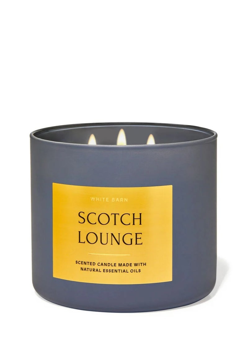 باث آند بودي وركس Bath & Body Works Scotch Lounge 3-Wick Candle 411g