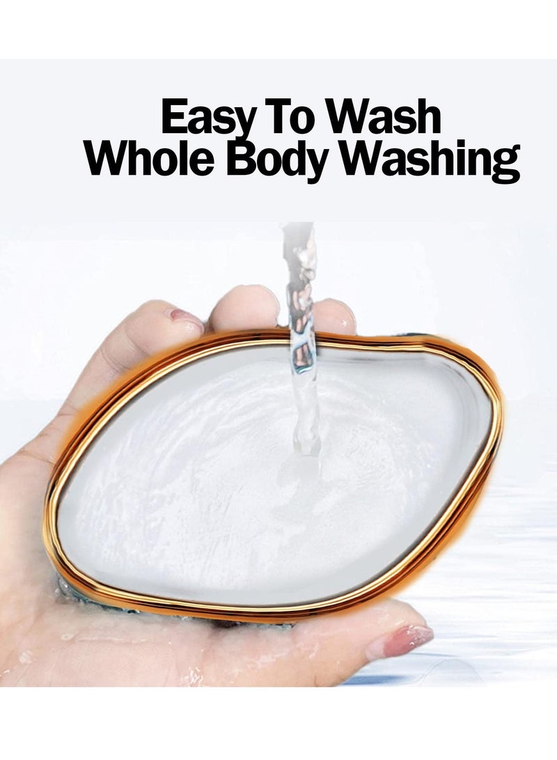 كاست ويف ممحاة شعر كريستالية حقيقية، ممحاة إزالة الشعر السحرية، أدوات إزالة شعر كريستالية غير مؤلمة، بشرة ناعمة وملساء، إزالة شعر كريستالية سريعة وسهلة للرجال والنساء (ذهبي) - Image 5