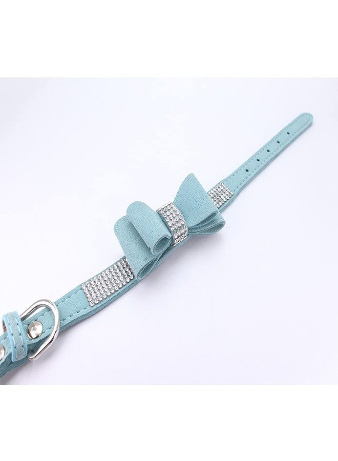 ETOPARS Rhinestone Dog Collar Leashes, Crystal Diamond Cat Dog Collar Leash Set, Cute Dazzling Dog Rhinestone Collar, Dog Collar Harness for Small & Medium Dogs - Image 3