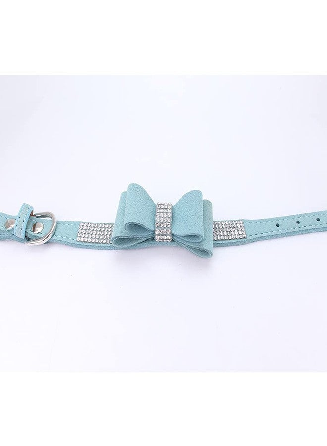 ETOPARS Rhinestone Dog Collar Leashes, Crystal Diamond Cat Dog Collar Leash Set, Cute Dazzling Dog Rhinestone Collar, Dog Collar Harness for Small & Medium Dogs - Image 4