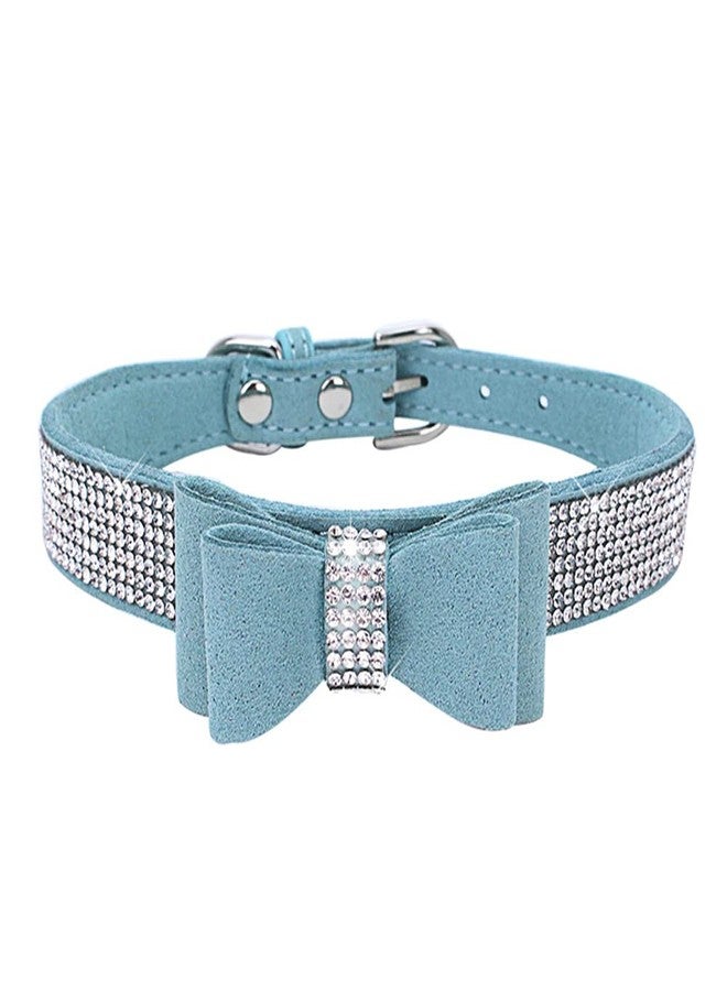 ETOPARS Rhinestone Dog Collar Leashes, Crystal Diamond Cat Dog Collar Leash Set, Cute Dazzling Dog Rhinestone Collar, Dog Collar Harness for Small & Medium Dogs - Image 2